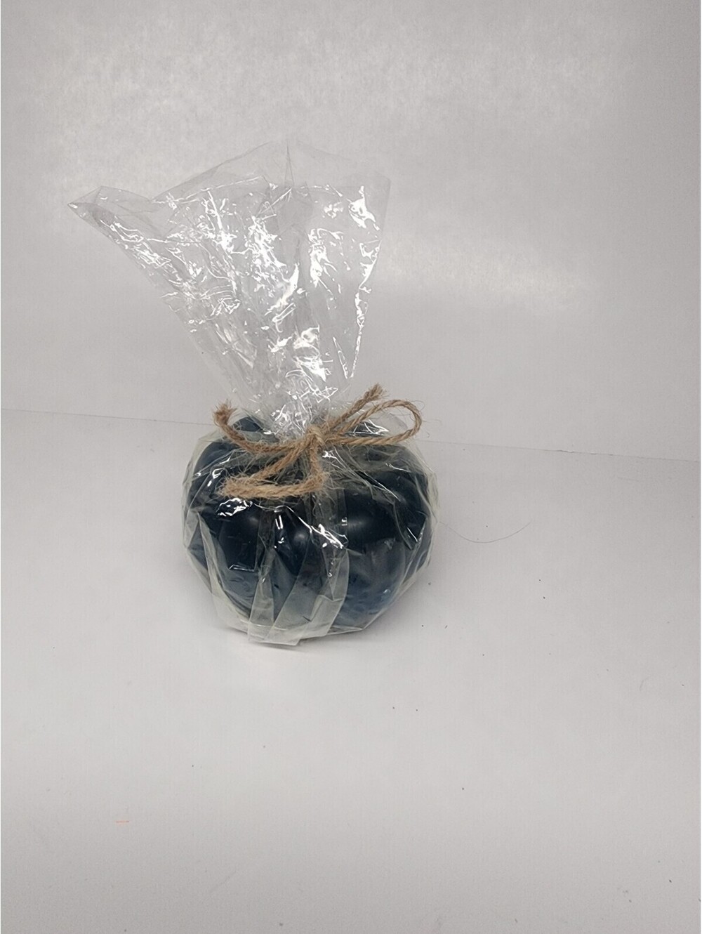 Pumpkin Shaped Single Wick 3 Oz Candle Blue